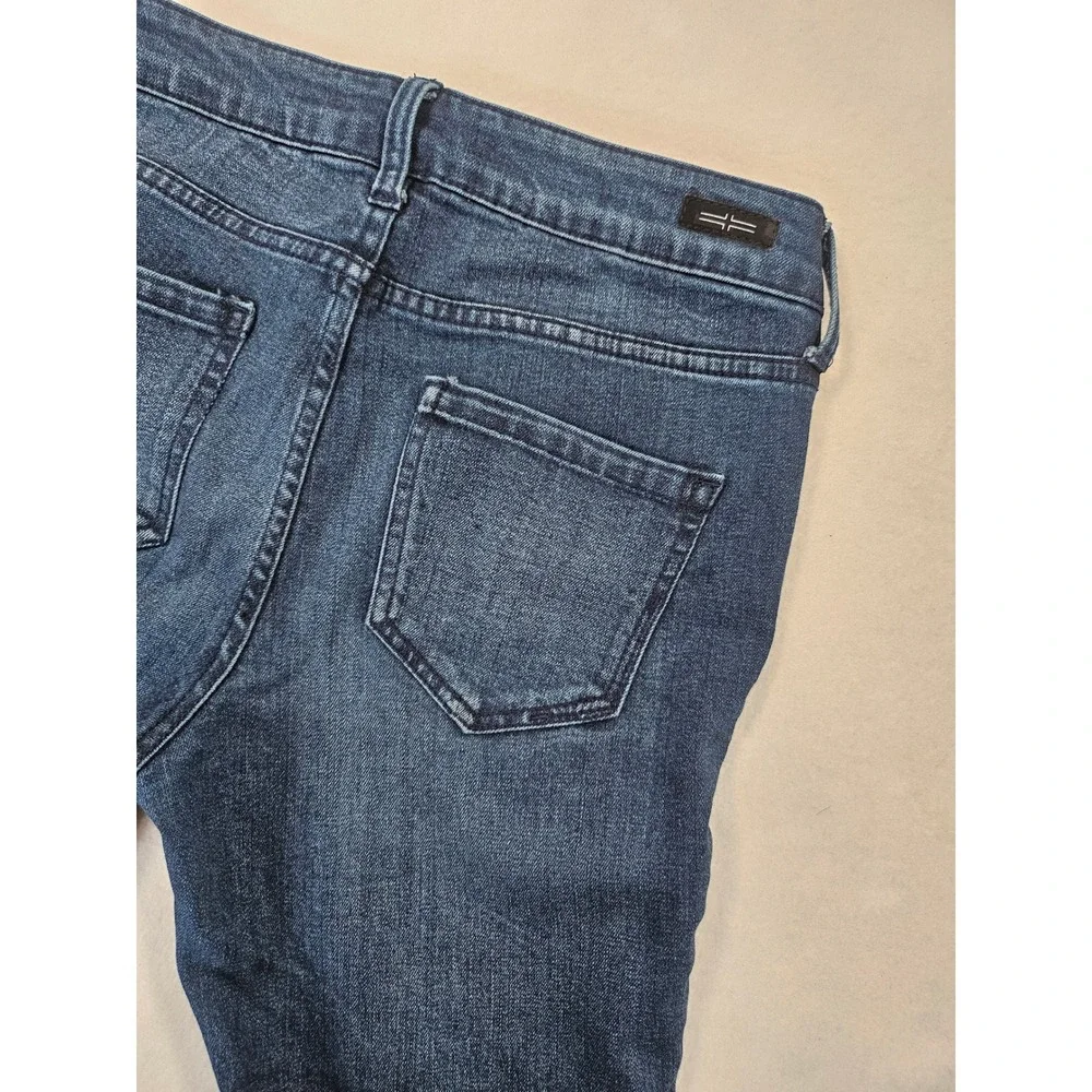 Liverpool Astrid Crop‎ Jeans Dark Wash Size 2/26 Cuffed Denim Minimalist Coastal